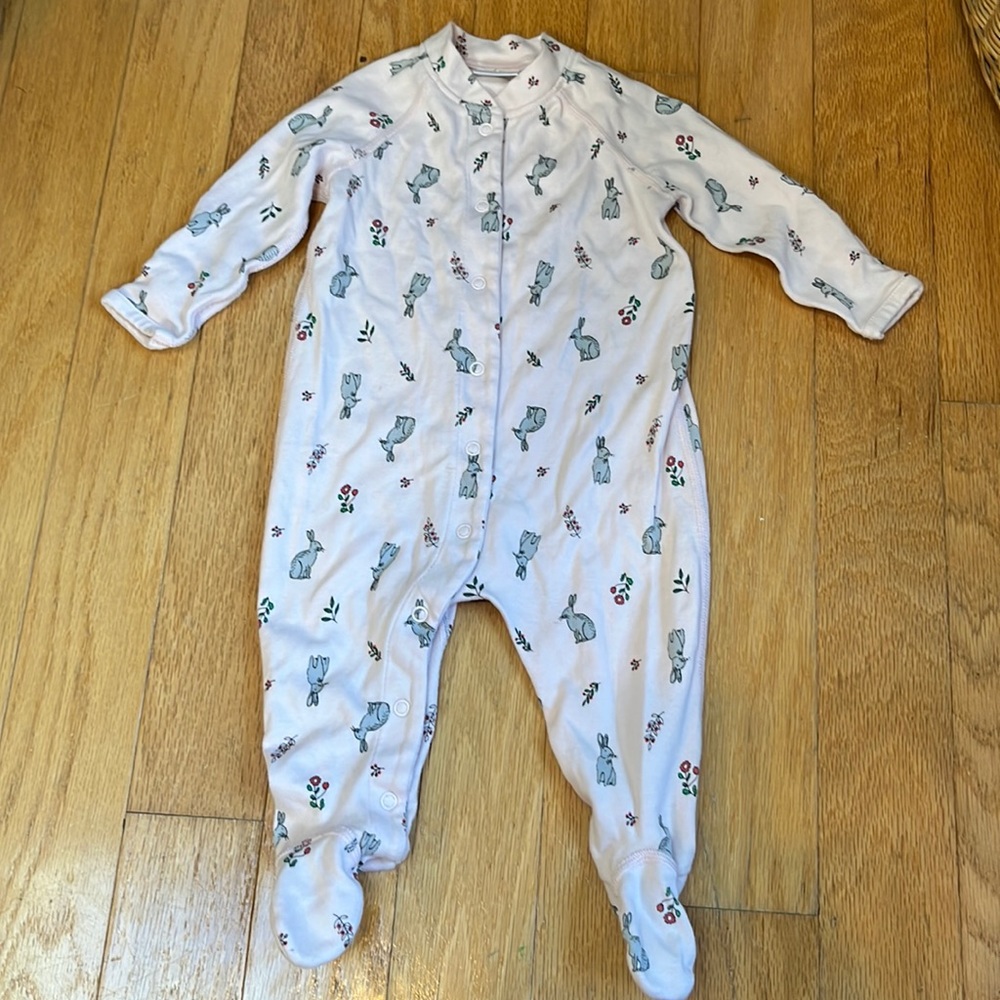 Pink bunny rabbit Hanna Andersson one piece